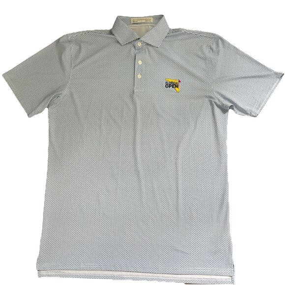Holderness & Bourne Duncan Shirt "throwing dart" DryLuxe Performance Golf Polo L - Picture 1 of 8